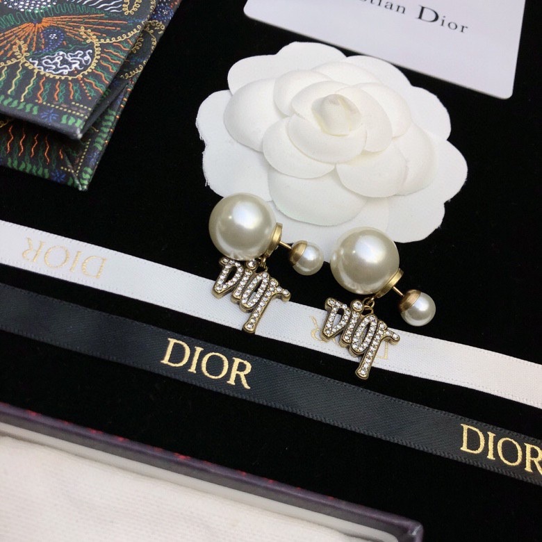 Christian Dior Earrings - Click Image to Close